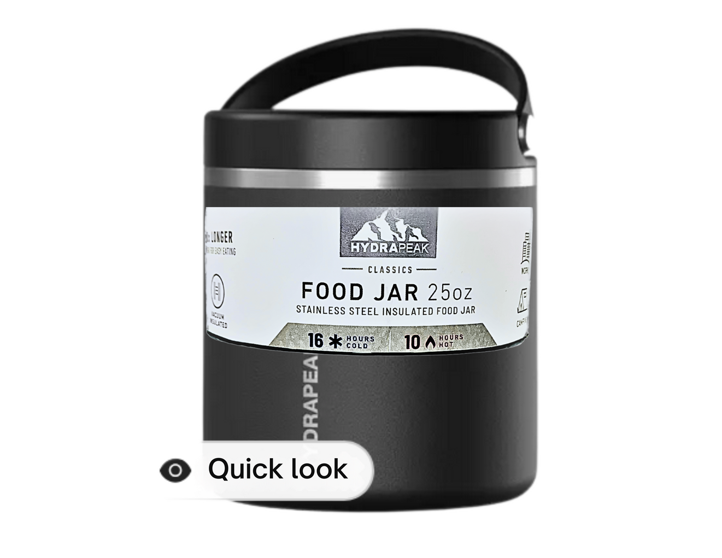 25 Oz. Double Wall Vacuum Insulated Food Container Jar | Hot or Cold Foods - Color: Mauve