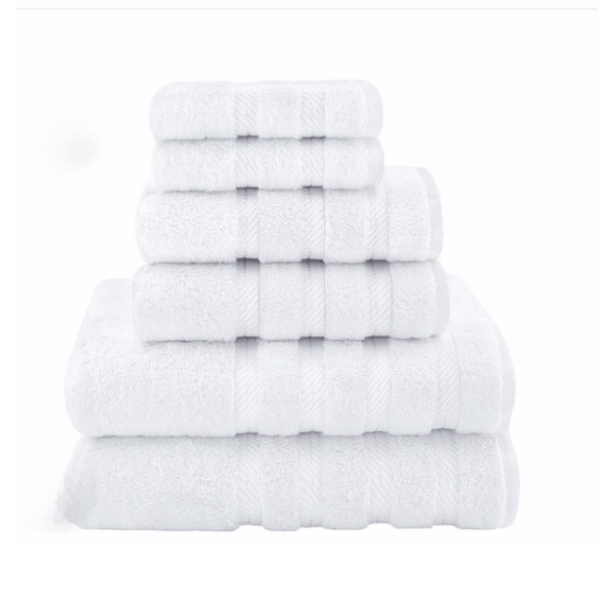 Plush Turkish Cotton Bath Towel Set | 6-Piece