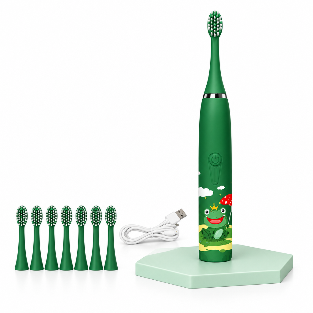 Kids' Sonic Electric 6 Replacement Head Toothbrush | Premium DuPont Bristles