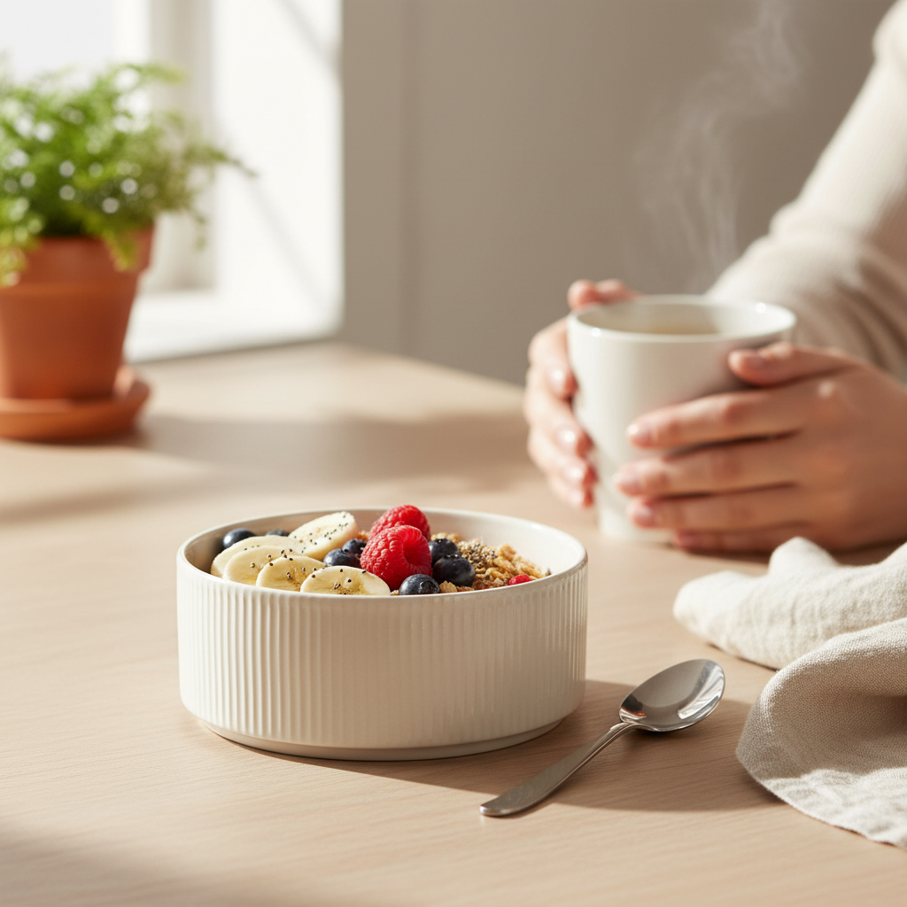 modern minimalist serving bowl