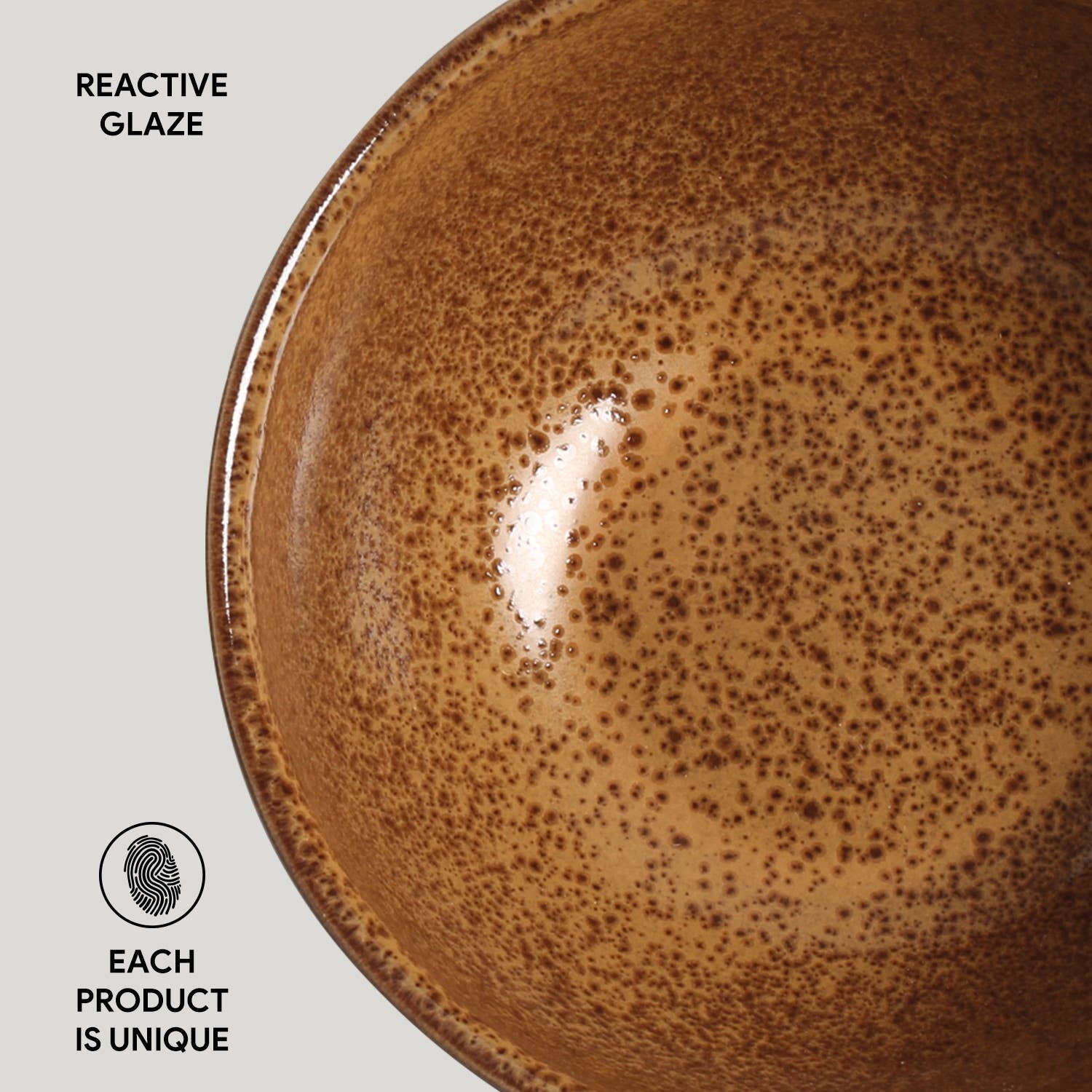 Organic Dijon Stoneware Bowl 