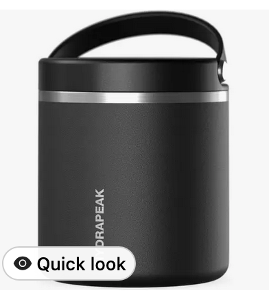 25 Oz. Oz. Double Wall Vacuum Insulated Food Container Jar [Hot or Cold Meals]