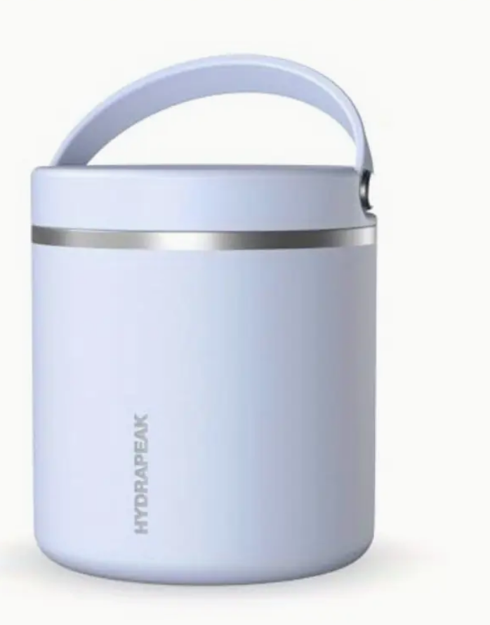 25 Oz. Oz. Double Wall Vacuum Insulated Food Container Jar [Hot or Cold Meals] - Color: Pink