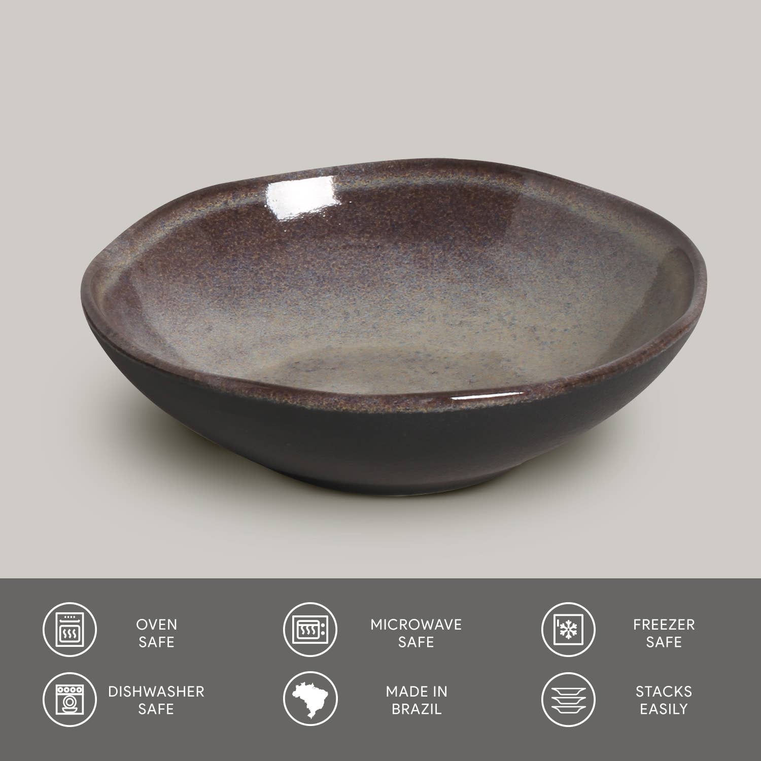 Tourmaline Stoneware Cereal Bowl 