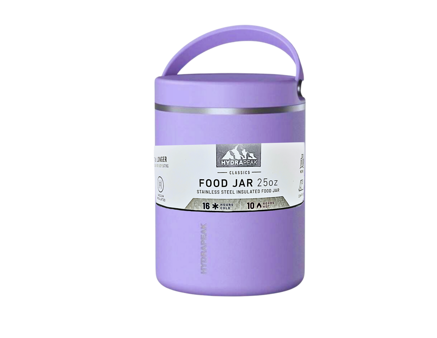 25 Oz. Oz. Double Wall Vacuum Insulated Food Container Jar [Hot or Cold Meals] - Color: Pink