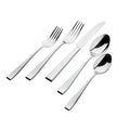Chisel Flatware Set - 20 Piece Stainless Steel