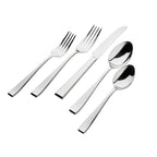 Chisel Flatware Set - 20 Piece Stainless Steel