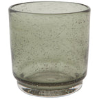 Agave Bubbled Glass Tumbler 