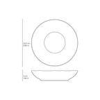 Bio Stoneware Metallica Salad Bowl 
