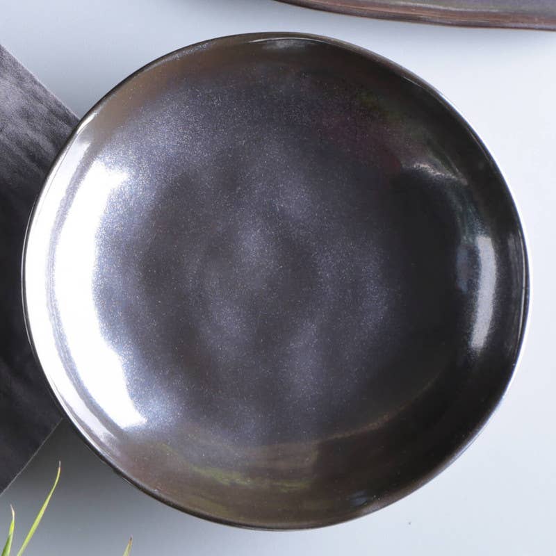 Bio Stoneware Metallica Salad Bowl 