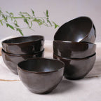 Organic Latte Stoneware Bowl - Durable Multi-Purpose Bowl