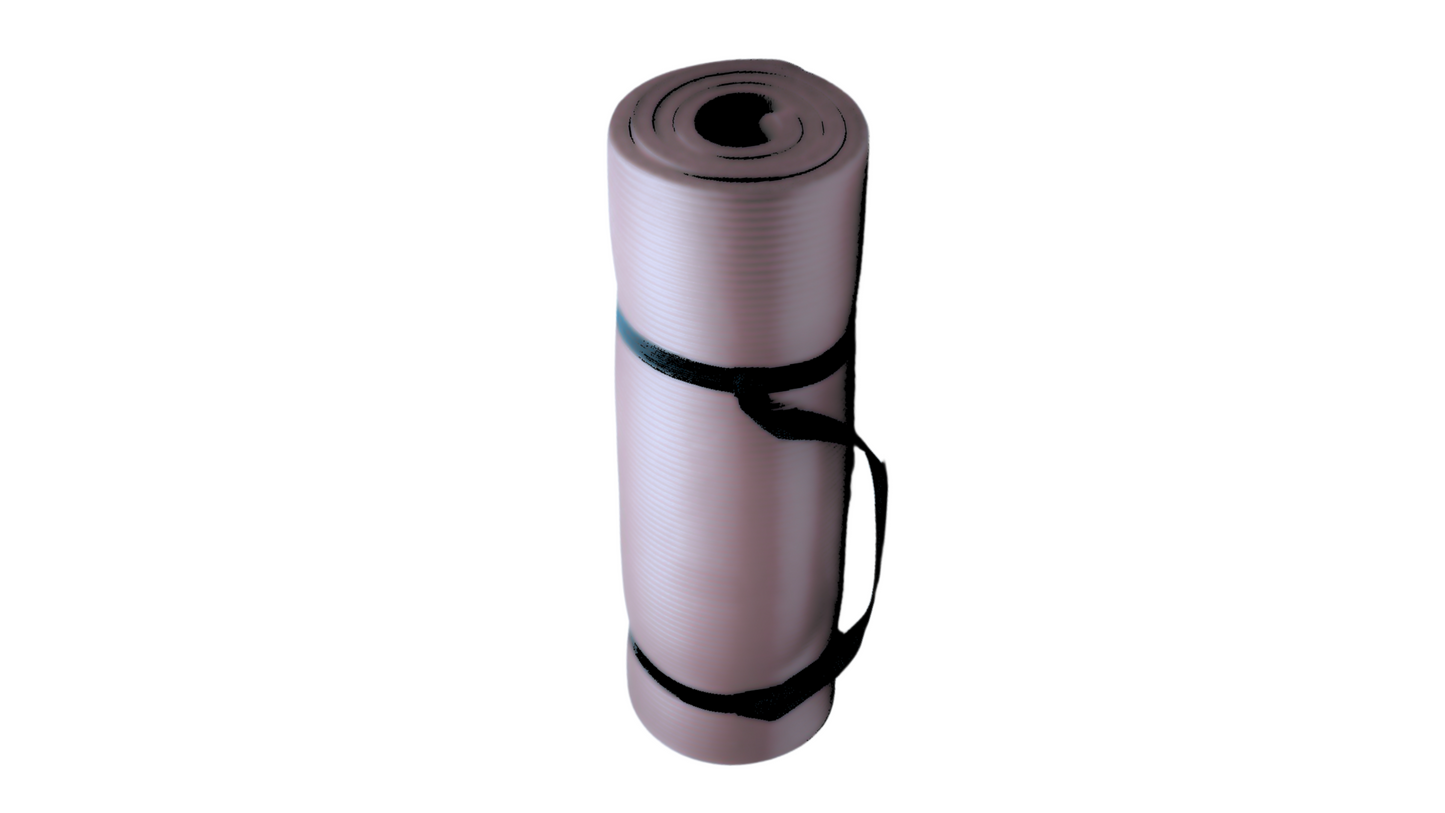 All-Purpose 1-Inch Extra Thick Double-Sided Non-Slip High Density Anti-Tear Exercise Yoga Mat with Carrying Strap: Color, Gray