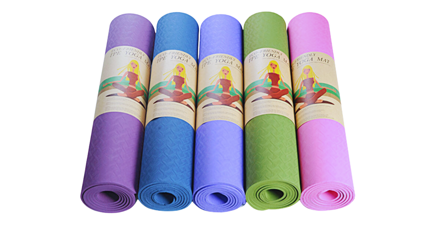 Yoga Mat Wide Non-Slip Fitness Pad | Eco Friendly, Fitness, Exercise or Pilates Mat with Carrying Strap | Various Sizes And Colors To Choose From