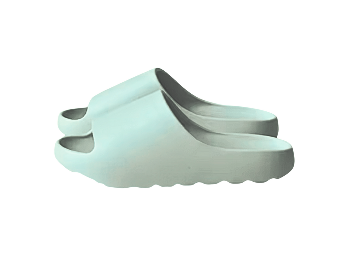 Women's Men's Airsoft Super, Cloud Thick-soled, Soft EVA /Coconut Slides/Sandals - 1 Paid, Color: Orange; Size: