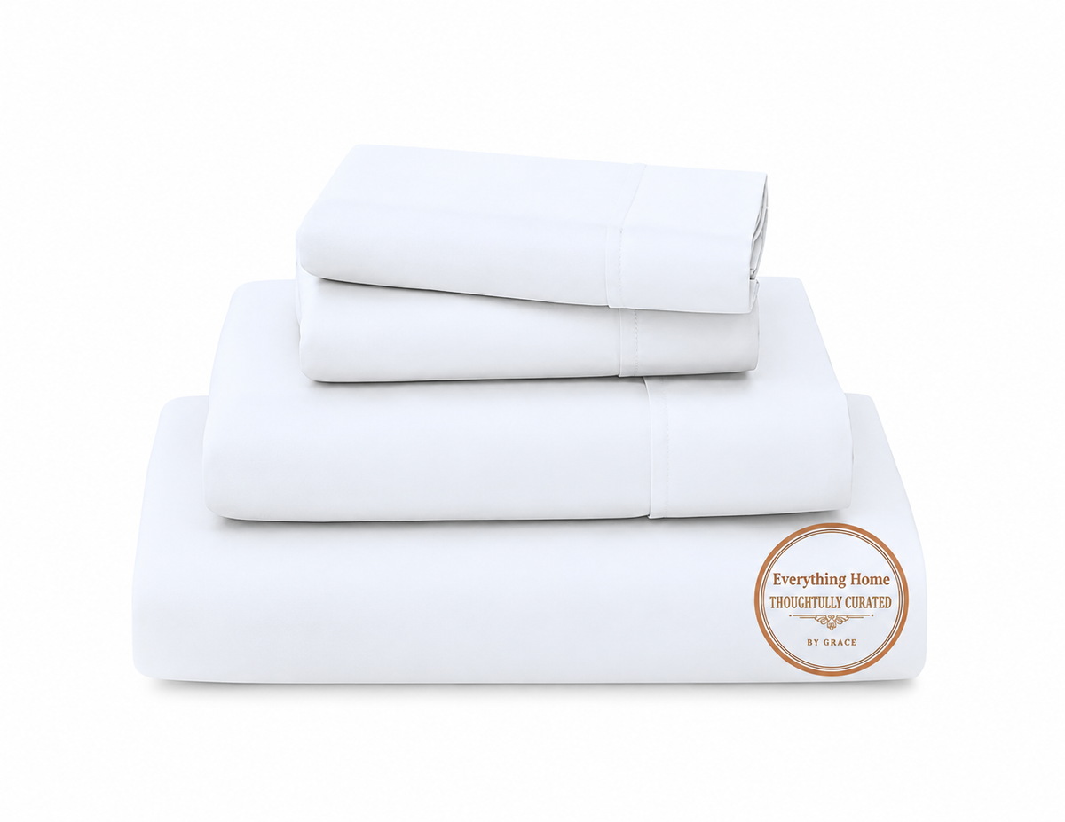 Bamboo Sheet Set | 4-Piece | Queen | White