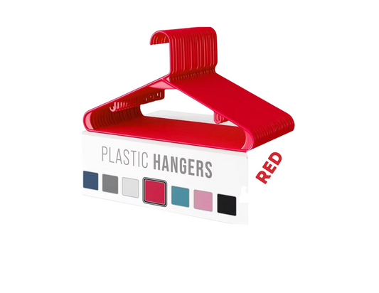 Plastic Clothes Hangers - (18 Pack - GRAY). Adult Plastic Hanger. Sturdy And Durable, Designed with Shoulder Grooves Hook [Room Essentials] - Adult Pack