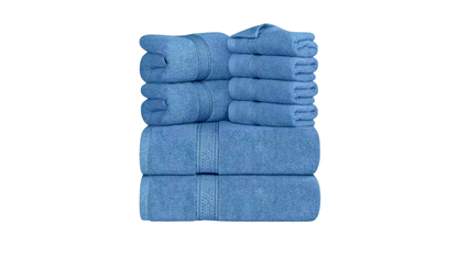 Basics Soft Bath Towels Set , Absorbent Fade, Resistant 100% Cotton Washcloths. Perfect To Use For: Face towels, Fingertip towels, Body. Color: White