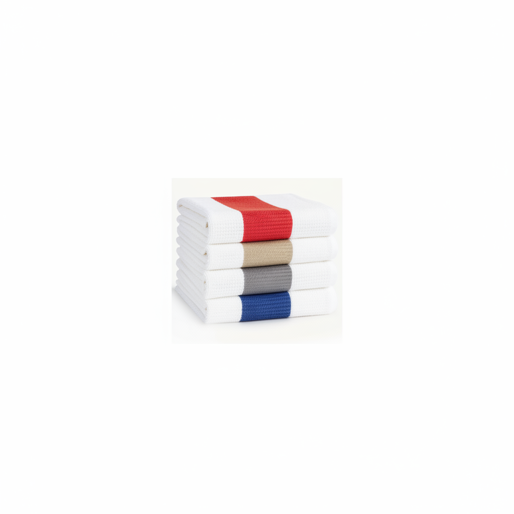 Multicolor cotton dish towels set of 4 colorful kitchen textile essentials"