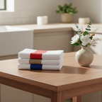 "Vibrant multicolor cotton kitchen dish towels 28 x 20 inch set of 4"