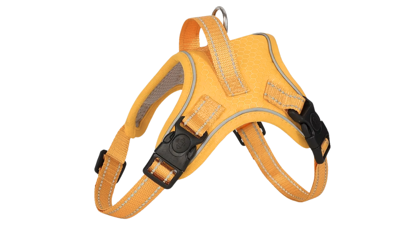Dog-Harness Outdoor Adjustables Pet Vest Oxford Chest Strap For Small - Medium /Large Dogs Walking Training. Color - Various, Green Military Camauflage Shown