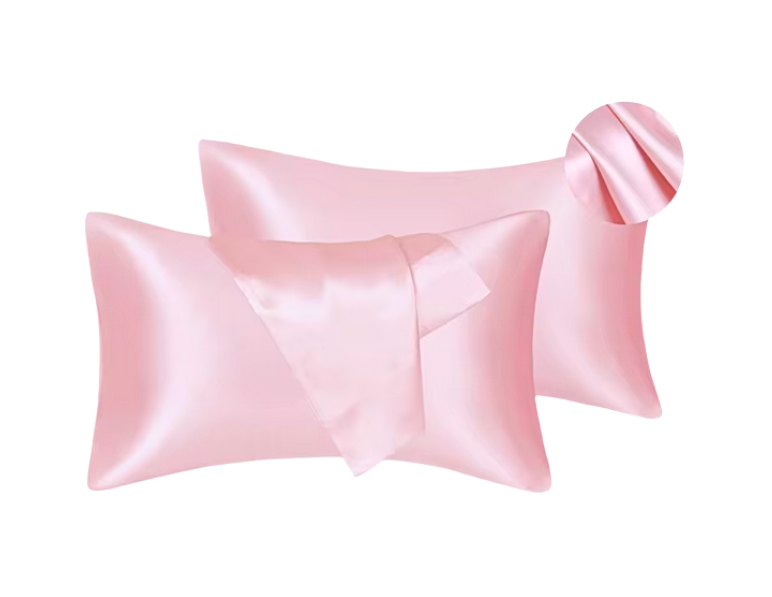 Solid Silk Pillowcases Luxury Cushion Cover Envelope Style