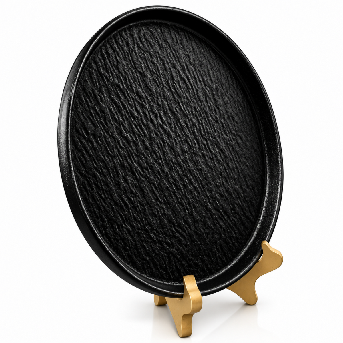Hammered Ceramic Dinner Plate – 10 Inch