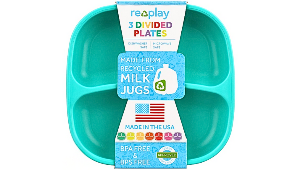 3-Divided Recycled Plate Set 