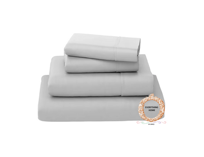 Grace Signature 4-Piece Bamboo Sheet Set – Ultra-Soft Temperature-Regulating Bedding for Hot & Cold Sleepers | King & Queen Sizes | Multiple Colors