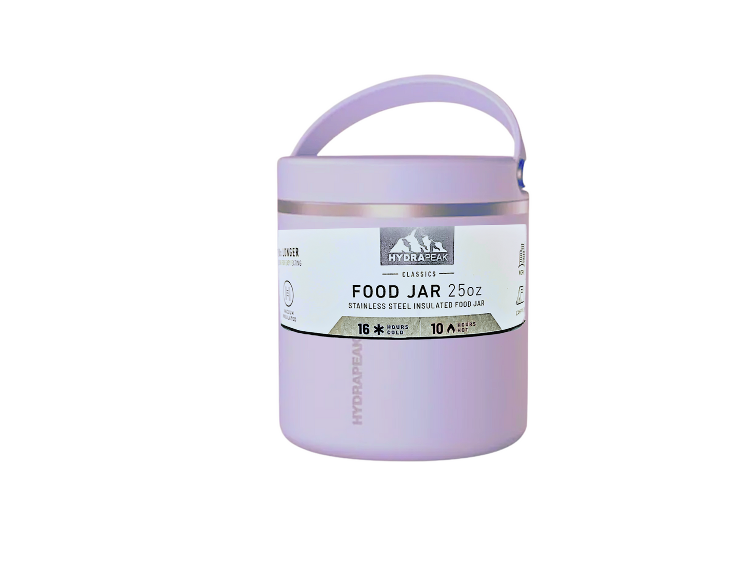 25 Oz. Oz. Double Wall Vacuum Insulated Food Container Jar [Hot or Cold Meals] - Color: Pink