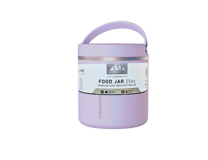 25 Oz. Oz. Double Wall Vacuum Insulated Food Container Jar [Hot or Cold Meals] - Color: Pink