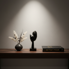 Abstract Black Sculpture Moody Lifestyle