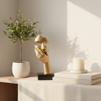 Abstract Gold Sculpture Airy Lifestyle