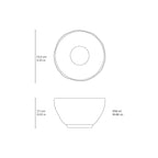 Porto Brasil Organic Dijon Stoneware Bowl | 18.87 oz | Minimalist Artisan Design | Microwave & Dishwasher Safe