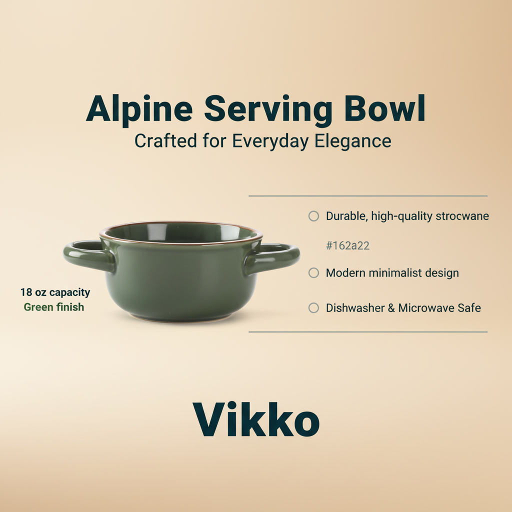Vikko Alpine serving bowl with handles