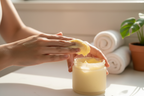 Applying Raw Mango Butter to Skin