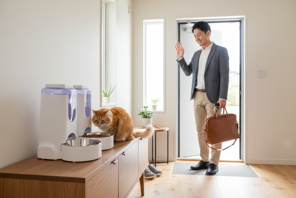 Automatic Pet Feeder - On The Go