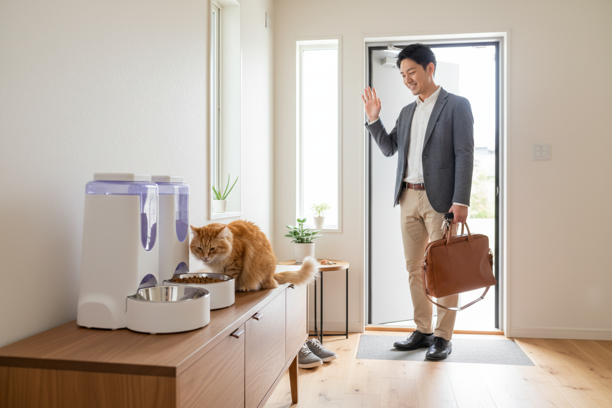 Automatic Pet Feeder - On The Go
