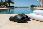 Black Slides Poolside