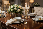 Champagne Gold Flatware Cutlery Set Lifestyle