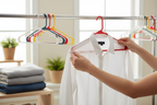 Clothes Hanger In Use Lifestyle