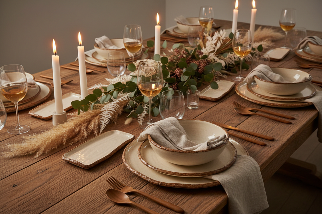 Danica Dinnerware Entertainment Table Setting
