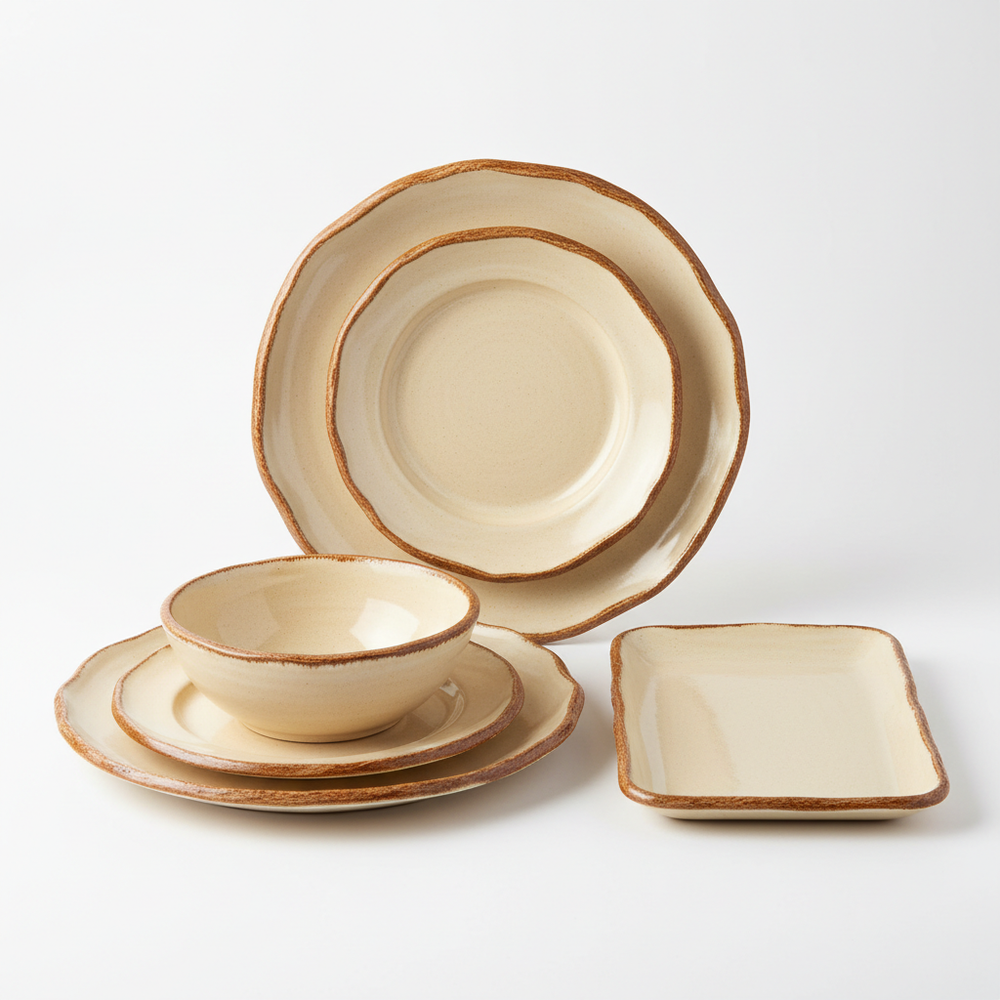 Danica 4-Piece Stoneware Dinnerware Set