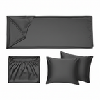 Dark Grey Bamboo Sheet Set – Full Set Main Image