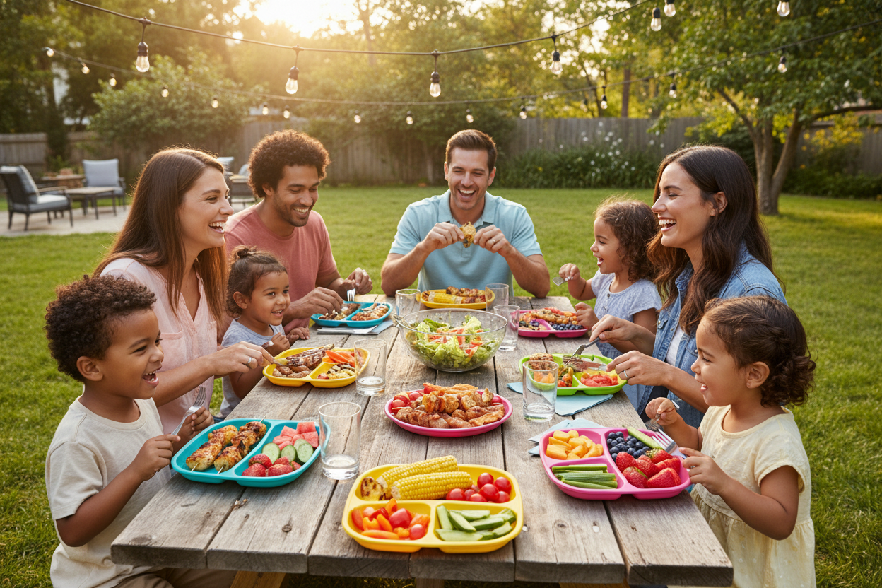 Divided Plate - Outdoor Entertainment