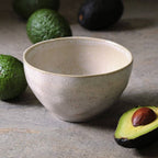 Organic Latte Stoneware Bowl 