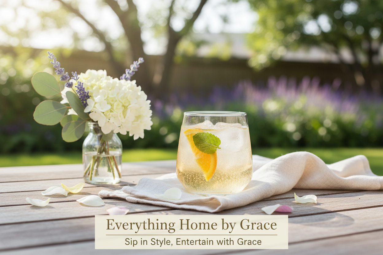 Glass Tumbler - Outdoor Patio with Branding