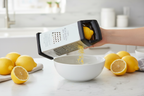 Core 6-Sided Hex Grater - Lemon Zesting Inside