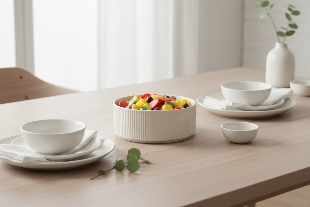 Modern Minimalist Serving Bowl Lifestyle