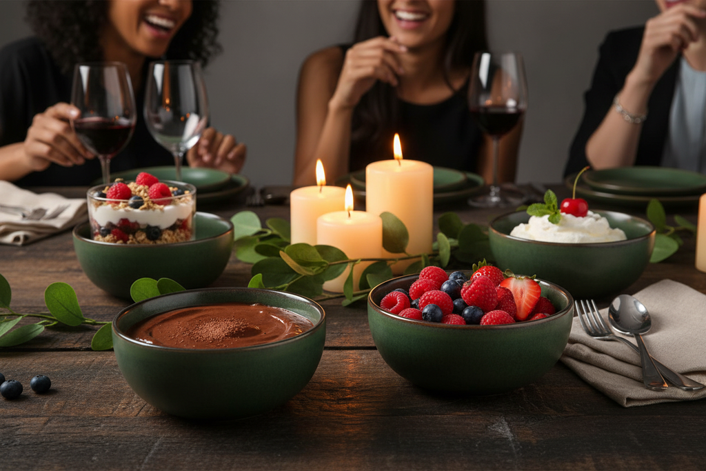 Mosswood Dessert Bowl - Dinner Party