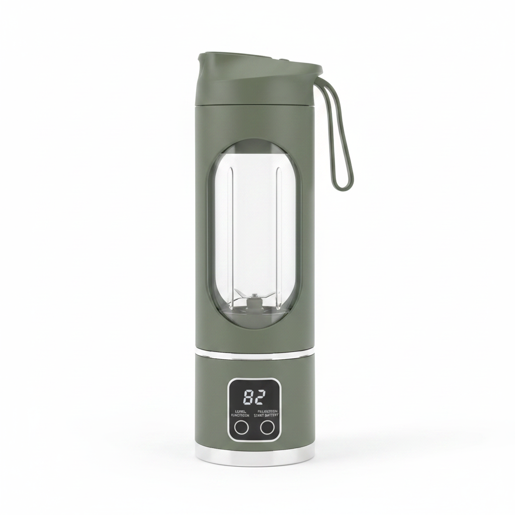 "Portable handheld juice blender USB rechargeable personal blender for smoothies and shakes"